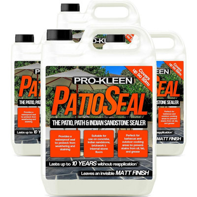ProKleen PatioSeal Matt Patio Sealant for Indian Sandstone, Concrete