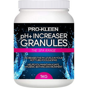 Pro-Kleen pH Increaser - pH Plus Treatment for Hot Tubs, Spas and Pools - Increases pH Levels with Ease (1 kg)
