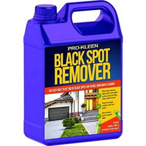 Pro-Kleen Powerful Black Spot Remover - Removes Black Spots, Dirt and Stain - Easy to Use Fluid/Liquid Cleaning Solution 5L