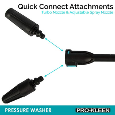 Pro-Kleen Pressure Power Jet Washer Electric High Performance Cleaner - 4