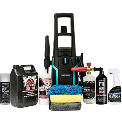 ProKleen Pressure Washer 1600W, Snow Foam 5ltr, Lance, Alloy Wheel
