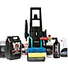 Pro-Kleen Pressure Washer 1600W, Snow Foam 5ltr, Lance, Alloy Wheel Cleaner, Alloy Foam, Tyre Shine & Cloths