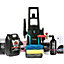 Pro-Kleen Pressure Washer 1600W, Snow Foam 5ltr, Lance, Alloy Wheel Cleaner, Alloy Foam, Tyre Shine & Cloths