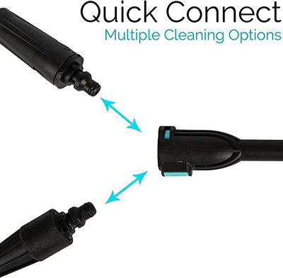Pro-Kleen Pressure Washer For Patio and Car 1600W with Chassis Undercarriage Cleaner and Lance with 5 Spray Adapters - 5