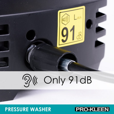 Pro-Kleen Pressure Washer Jet Power Wash High Performance Cleaner For Patio and Car 1400W - 6