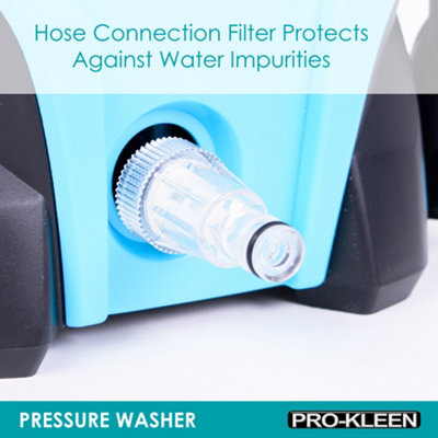 Pro-Kleen Pressure Washer Jet Power Wash High Performance Cleaner For Patio and Car 1400W - 8