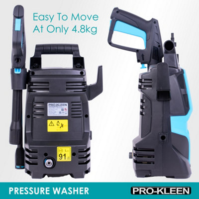 Pro-Kleen Pressure Washer Jet Wash Power Electric High Performance Cleaner For Patio and Car 1400W - 7