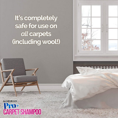 Pro-Kleen Pro+ Carpet And Upholstery Shampoo Removes Pet Deposits & Odours 4 in 1 Concentrate Lemon Fresh 20L - 4