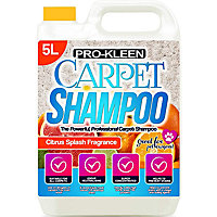 Pro-Kleen Professional Carpet Shampoo - Citrus Fragrance 5L - High Concentrate Cleaning Solution
