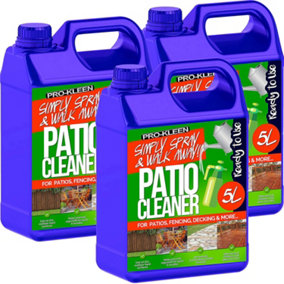 Pro-Kleen Ready to Use Simply Spray & Walk Away Green Mould and Algae Remover 15L