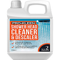 Pro-Kleen Shower Head Cleaner & Descaler - Deeply Cleans to Remove Dirt, Bacteria, Limescale, Grime and Debris 1L