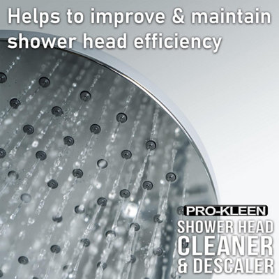Pro-Kleen Shower Head Cleaner & Descaler - Deeply Cleans to Remove Dirt, Bacteria, Limescale, Grime and Debris 4L