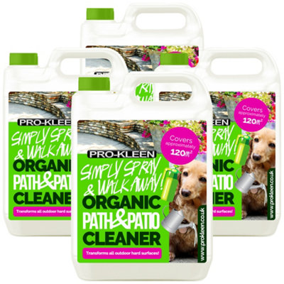 Pro-Kleen Simply Spray and Walk Away Organic Path and Patio Cleaner Concentrate Fluid 20L Safe for Pets and Children