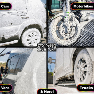 Pro-Kleen Snow Foam - Produces Thick Foam to Remove Dirt, Grime, Grease and More 20L Bubblegum