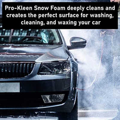 Pro-Kleen Snow Foam - Produces Thick Foam to Remove Dirt, Grime, Grease and More 5L Bubblegum