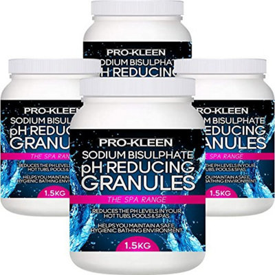 Pro-Kleen Sodium Bisulphate pH Reducer Granules - Reduces The pH Levels of Pools, Spas and Hot Tubs - Easy to Use (6 KG)