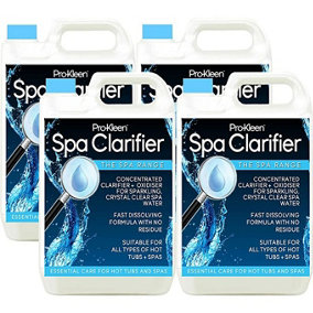 Pro-Kleen Spa Clarifier for Pools and Hot Tubs- Achieve Brilliant, Sparkling Water-Improves Filter Performance & Efficiency 20L