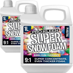 Pro-Kleen Super Snow Foam Car Shampoo 2L Bubblegum