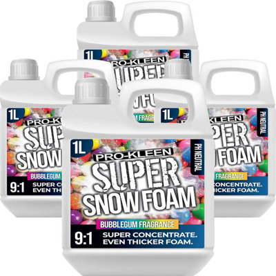 Pro-Kleen Super Snow Foam Car Shampoo 4L Bubblegum