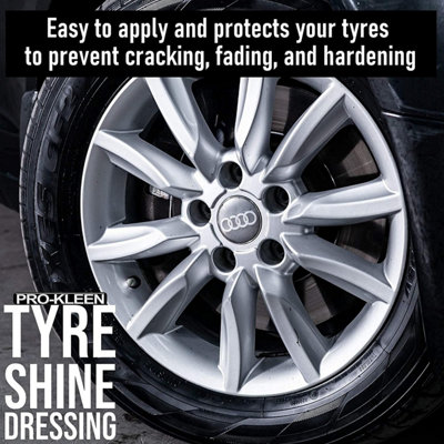 Pro-Kleen Tyre Shine Dressing - Wet Look Non-Sling & Solvent Free Formula - Tyre Protector Easy to Use Formula (20 Litres) - 6