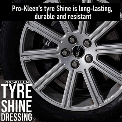 Pro-Kleen Tyre Shine Dressing - Wet Look Non-Sling & Solvent Free Formula - Tyre Protector Easy to Use Formula (5 Litres) - 5