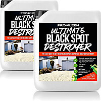 Pro-Kleen Ultimate Black Spot Remover and Destroyer for Patios, Stone, Block Paving, Indian Sandstone, and more 10L