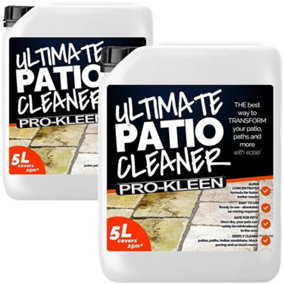 Pro-Kleen Ultimate Patio Cleaner - Deeply Cleans Patios & Drives to Remove Dirt & Grime 10L