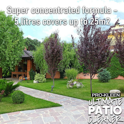 Pro-Kleen Ultimate Patio Cleaner - Deeply Cleans Patios & Drives to Remove Dirt & Grime 15L - 5