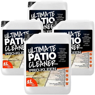 Pro-Kleen Ultimate Patio Cleaner - Deeply Cleans Patios & Drives to Remove Dirt & Grime 20L