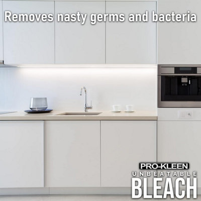 Pro-Kleen Unbeatable Bleach - Kills Germs and Bacteria - Removes Odours, Prevents Limescale & Removes Stains 10L
