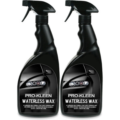 Pro-Kleen Wash & Wax Shampoo with Carnauba Wax 2x 700ml - pH Neutral Professional Car Wash Shampoo