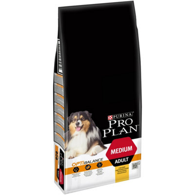 Pro Plan Dog Adult Optibalance Medium Breed Chicken Dog Food 14kg