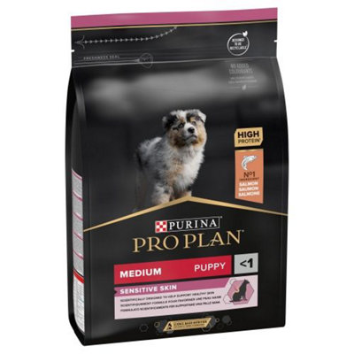 Pro Plan Dog Pup Optiderma Med Breed Sens Skin Salmon 3kg