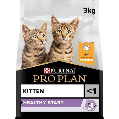 Pro Plan Healthy Start Dry Kitten Food Chicken 3kg Price Comparisons | Compare The Build