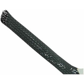 PRO POWER - Expandable Braided Sleeving Black 15-27mm 10m