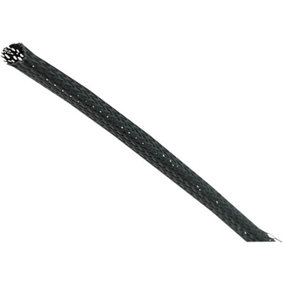 PRO POWER - Expandable Braided Sleeving Black 15-27mm 50m Reel
