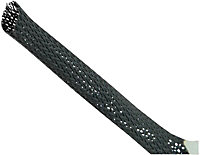 PRO POWER - Expandable Braided Sleeving Black 19-32mm 10m