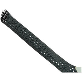 PRO POWER - Expandable Braided Sleeving Black 19-32mm 10m