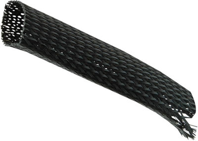 PRO POWER - Expandable Braided Sleeving Black 40-63mm 10m