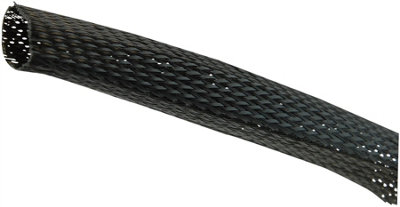 PRO POWER - Expandable Braided Sleeving Black 40-63mm 25m Reel