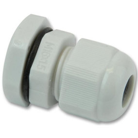 PRO POWER - Nylon Cable Gland M16 10mm Grey 100 Pack