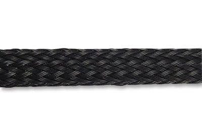 PRO POWER - Polyester Expandable Braided Sleeving Black 5mm Dia. 100m Coil Length