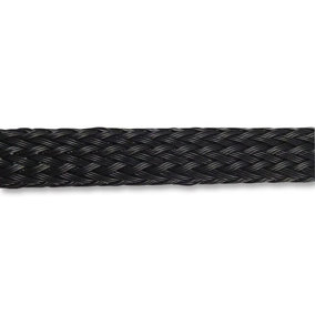PRO POWER - Polyester Expandable Braided Sleeving Black 5mm Dia. 100m Coil Length