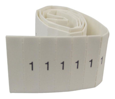 PRO POWER - Pre-Printed Heat Shrinkable Cable Marker, 1, White, 12mm, 100 Pack Price Comparisons | Compare The Build