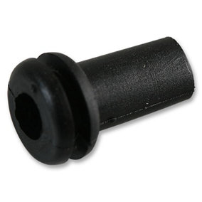 PRO POWER - PVC Cable Grommet Sleeves Black 6.40mm Cable Dia. 9.50mm Panel Hole Dia. 50 Pack