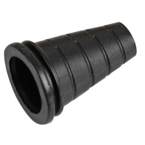 PRO POWER - PVC Stepped Grommet Black 20.00mm Panel Hole Dia. 50 Pack