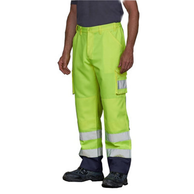 PRO RTX High Visibility Mens Cargo Trousers