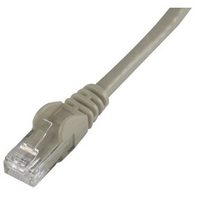 PRO SIGNAL - 0.2m Grey Cat6 Snagless UTP Ethernet Patch Lead