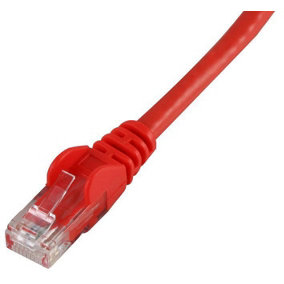 PRO SIGNAL - 0.2m Red Cat6 Snagless UTP Ethernet Patch Lead