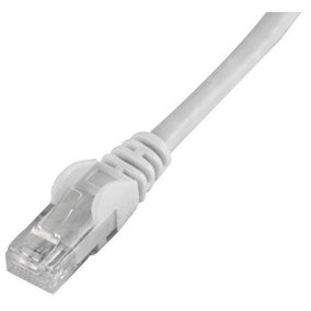 PRO SIGNAL - 0.2m White Cat6 Snagless UTP Ethernet Patch Lead